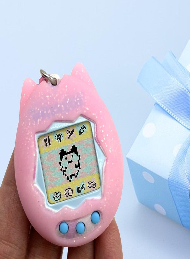 AFJWUZ Silicone Shell Cover for Tamagotchi Original, Travel Storage Case Compatible with Tamagotchi Digital Pet Accessories(Only Case) (Pink) - Image 5